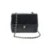 Chanel Leather Shoulder Bag: Quilted Black Solid Bags