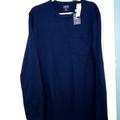 J. Crew Shirts | Jcrew Nwt Men's Garment Dyed L/S Pocket T-Shirt | Color: Blue | Size: Lt