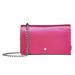 J. Crew Bags | J.Crew Satin Chain Wallet Handbag Clutch Pink Bright Berry Ae523 | Color: Pink | Size: Os