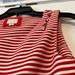 Anthropologie Tops | Anthropologie Postcard Antonia Peplum Red Striped Top | Color: Red/White | Size: S