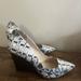 Coach Shoes | Coach Orchard Snake Print Wedges Size 11 | Color: Black/White | Size: 11