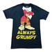 Disney Shirts | Disney Shirt Mens Small Black Short Sleeve Headless Always Grumpy 100% Cotton | Color: Black | Size: S