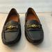 Coach Shoes | Coach Crosby Turnlock Driver Black Pebbled Leather Women's Size 9.B-39.5 G2672 | Color: Black | Size: 9b