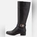 Michael Kors Shoes | Michael Kors, Black Riding Boots. | Color: Black/Gold | Size: 7.5