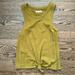 Madewell Tops | Madewell Tie Front Tank Top | Color: Gold/Green | Size: Xs