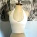 Brandy Melville Tops | Brandy Melville White Halter Top | Color: White | Size: S