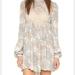 Free People Dresses | Free People Sweet Thing Tunic Dress Cutout Back | Size Large | Color: Cream/White | Size: L