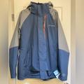 Columbia Jackets & Coats | New W Tags: Columbia Omnitech Ski Jacket | Color: Blue/Gray | Size: Xxl