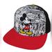 Disney Accessories | Disney Mickey Mouse Comics Adult Baseball Cap | Color: Red/White | Size: Os