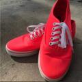 Vans Shoes | Euc Vans Canvas Skates Shoes Sneakaers Size 6.5 (37) | Color: Pink | Size: 6.5