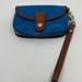 Dooney & Bourke Bags | Dooney & Bourke Oncour Elba Flap Wristlet Blue Patent Leather | Color: Blue | Size: Os