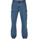 Bequeme Jeans URBAN CLASSICS "Herren Straight Leg Cargo Jeans" Gr. 28, Normalgrößen, blau (light blue washed) Herren Jeans