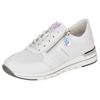 Keilsneaker REMONTE, Damen, Gr. 45, weiß, Lederimitat, sportlich, Schuhe Sneaker, mit seitlichem Reißverschluss, Freizeitschuh, Halbschuh, Schnürschuh
