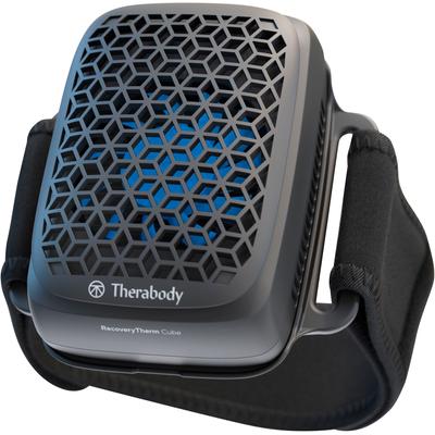 Thermotherapiegerät THERABODY "RecoveryTherm Cube, Schmerzlinderung in Sekunden", schwarz, Heizkissen, durch Wärme & Kälte und Kontrasttherapie
