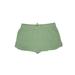 Eddie Bauer Athletic Shorts: Green Solid Activewear - Women's Size 2X-Large