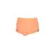 Nike Athletic Shorts: Orange Print Activewear - Women's Size X-Small