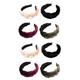 Didiseaon 8 Pcs Hair Ties Head Band Hair Bands Stretchy Headbands for Women Womens Head Wraps Braiding Hair Accessories Women Headband Women Hair Hoop Cloth Hair Hoop Scarf