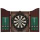 Tidyard Professional Dart Set with Dartboard and Cabinet Sisal Steel