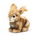 Steiff Melly Rabbit sitting brown 20 cm, Teddies for Tomorrow, Stuffed Animal Rabbit, fluffy Plush-Toy for playing & cuddling, made of cuddly soft Plush, Machine washable