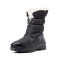 Nordan Stylish Winter Shoes Women Waterproof Boots Women Warm and Comfortable Winter Boots Women Lined, black 100 2, 5 UK