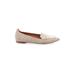 M. Gemi Flats: Loafers Stacked Heel Casual Ivory Marled Shoes - Women's Size 40 - Pointed Toe
