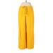 lost & wander Casual Pants - High Rise: Yellow Bottoms - Women's Size Medium