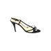 J.Crew Heels: Black Shoes - Women's Size 9 - Open Toe