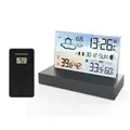 Réveil numérique électronique température humidité prévisions météorologiques montre de table de