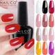 NAILCO-Verhéritage à Ongles Rouge Semi-Continu UV Verhéritage à Ongles Gel Art Manucure Top Base