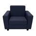 Factory Direct Partners Inspired Playtime Classic Chair Polyurethane in Blue | 21.75 H x 24.25 W x 18.25 D in | Wayfair 14472-NV