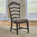 Liberty Furniture Uph Ladder Back Side Chair Wood/Upholstered in Brown | 44 H x 21 W x 25 D in | Wayfair 297-C2001S-2PK