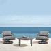 George Oliver Issra Seating Group w/ Cushions Metal/Rust - Resistant Metal in Gray | Outdoor Furniture | Wayfair 1780165B84064B7F8F17DE56057AB052