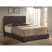 Latitude Run® Hujsak Eastern Bed PU Wood & /Upholstered/Faux leather in Brown | 47 H x 79 W x 86 D in | Wayfair 7E89490C9F0E44E8AACFBC1E07AEA773