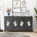 Gracie Oaks Kempst Accent Cabinet Wood in Gray | 31.89 H x 59.84 W x 15.75 D in | Wayfair 80E049D2ADDE476A94D3461737F0F4B7