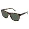 Lacoste L6025S Herren-Sonnenbrille Vollrand Eckig Bio-Kunststoff-Gestell, braun