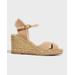 Mirela Crisscross Wedge Espadrille Sandals