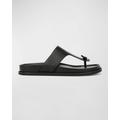 Diego Leather Thong Sandals
