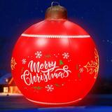 LED light Outdoor Christmas Inflatable Decorated Ball Christmas PVC Inflatable Decorated Ball Giant Christmas Inflatable Ball Chr