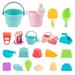 JINCHANG 20Pcs Summer Beach Toys Sand Toys Sandbox Toys With Watering Can Dump Truck Toy Cars Castle Sand Clay Molds Sand And Water Wheel Sand Buckets And Shovels For Kids Sandpit Toys Outdoor Toys