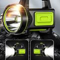 Sports Outdoors Camping Hiking Rechargeable LED Lantern Big Flashlight Power Bank Waterproof Searchlight For Emergency Hiking Home And More Spotlight Multi Function Camping Green