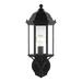 1 Light Medium Outdoor Wall Lantern-Black Finish-Incandescent Lamping Type Bailey Street Home 73-Bel-4169699