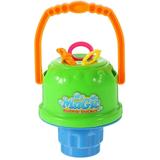 FRCOLOR 1PC Spillproof Bubble Bucket Toy Portable Blow Bubbles Toy Creative Bubble Maker Toy Cartoon Bubble Blower Toy Educational Kids Bubble Bucket Toy for Kids Playing Without Bubble Water