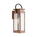 Union Square One-Light Medium Antique Copper Urban Industrial Outdoor Wall Lantern