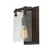 Westinghouse Lighting 1 Light Wall Oil Rubbed Bronze Finish with Clear Seeded Glass