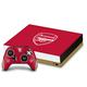 Head Case Designs Officially Licensed Arsenal FC 2023/24 Crest Kit Home Vinyl Sticker Skin Decal Cover Compatible with Microsoft Xbox One X Bundle