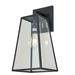 AA Warehousing 1 Light Outdoor Wall Lantern in Oil Rubbed Bronze Finish and Clear Tempered Glass - Oil Rubbed Bronze