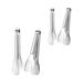 4 Pcs Kitchen Tong Food Clips Steak BBQ Tongs Culinary Tools Stainless Steel Baking Barbecue