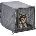 MidWest Homes for Pets New World Double Door Dog Crate Kit Includes One Two-Door Crate Matching Gray Bed & Gray Crate Cover 36-Inch Kit Ideal for Medium Dog Breeds 36.0 L x 23.0 W x 25.0 H