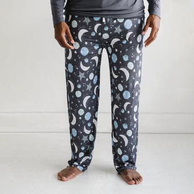 Blue To the Moon & Back Men's Pajama Pants - 3XL