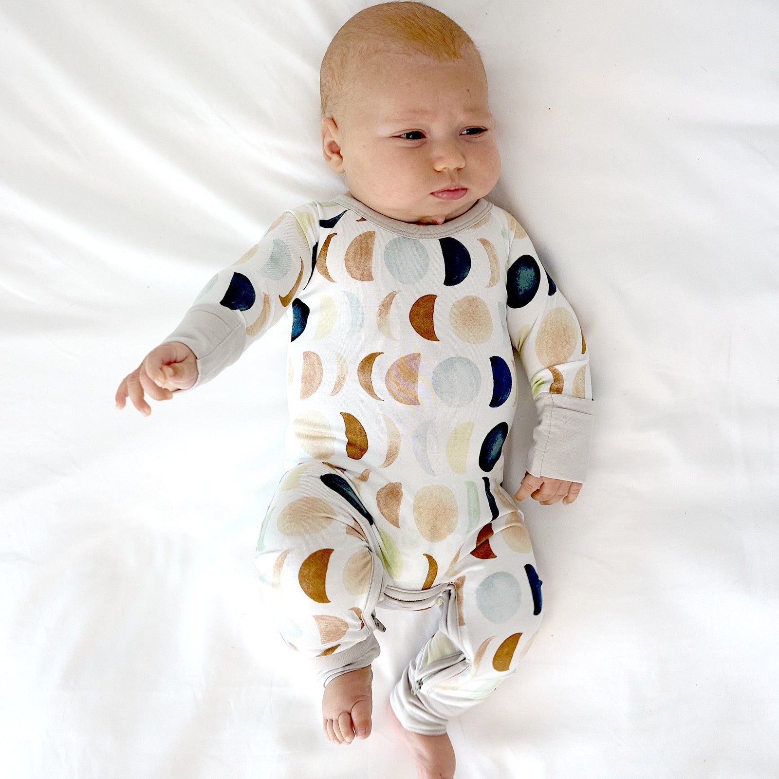 Luna Neutral Crescent Zippy - 2T